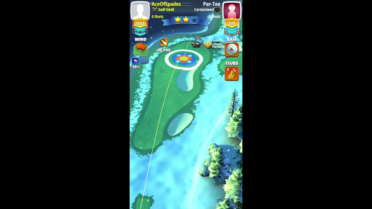 Golf Clash, Winter Major Tournament, Hole 5 and Hole 14, Expert