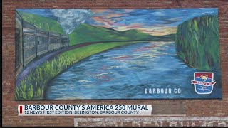 Barbour County unveils America 250 mural