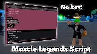 [NEW🔥] Muscle Legends Script | Auto Strenght, Auto Fast Rebirth, Auto Glitch | No key! | Pastebin!!