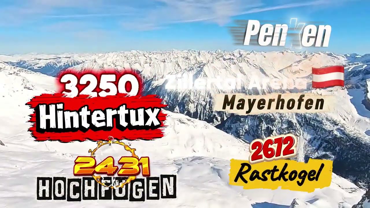 Zillertall 3000 🎿 Hintertux 🏂 Mayerhofen😻 Family WinterHoliday😺 02.2026🌍 Tirol 🇦🇹 Austria