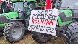 Protest rolników w Kadzidle