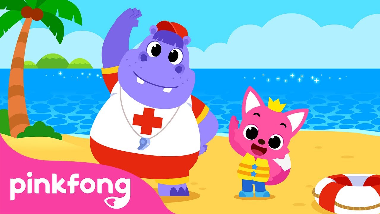 ⁣Xuống nước an toàn🌊| Bài hát an toàn của Pinkfong | Pinkfong! Cá mập con - Nhạc thiếu nhi