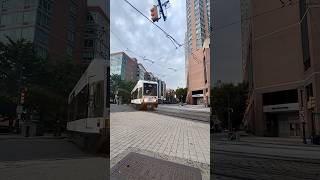 Hudson Bergen Light Rail Streetcars @ Exchange Place!