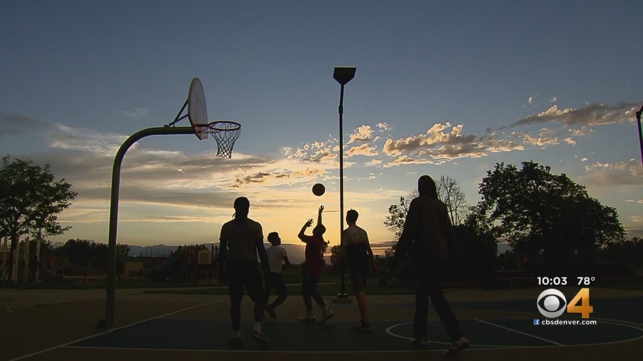 newspaper mockup In Full Uniform, Officer Joins Basketball Game, Builds Community Spirit