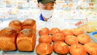 パンもおいしいケーキ屋の朝のルーティン！続々と焼き上がる洋菓子とパンそしてソフトクリーム