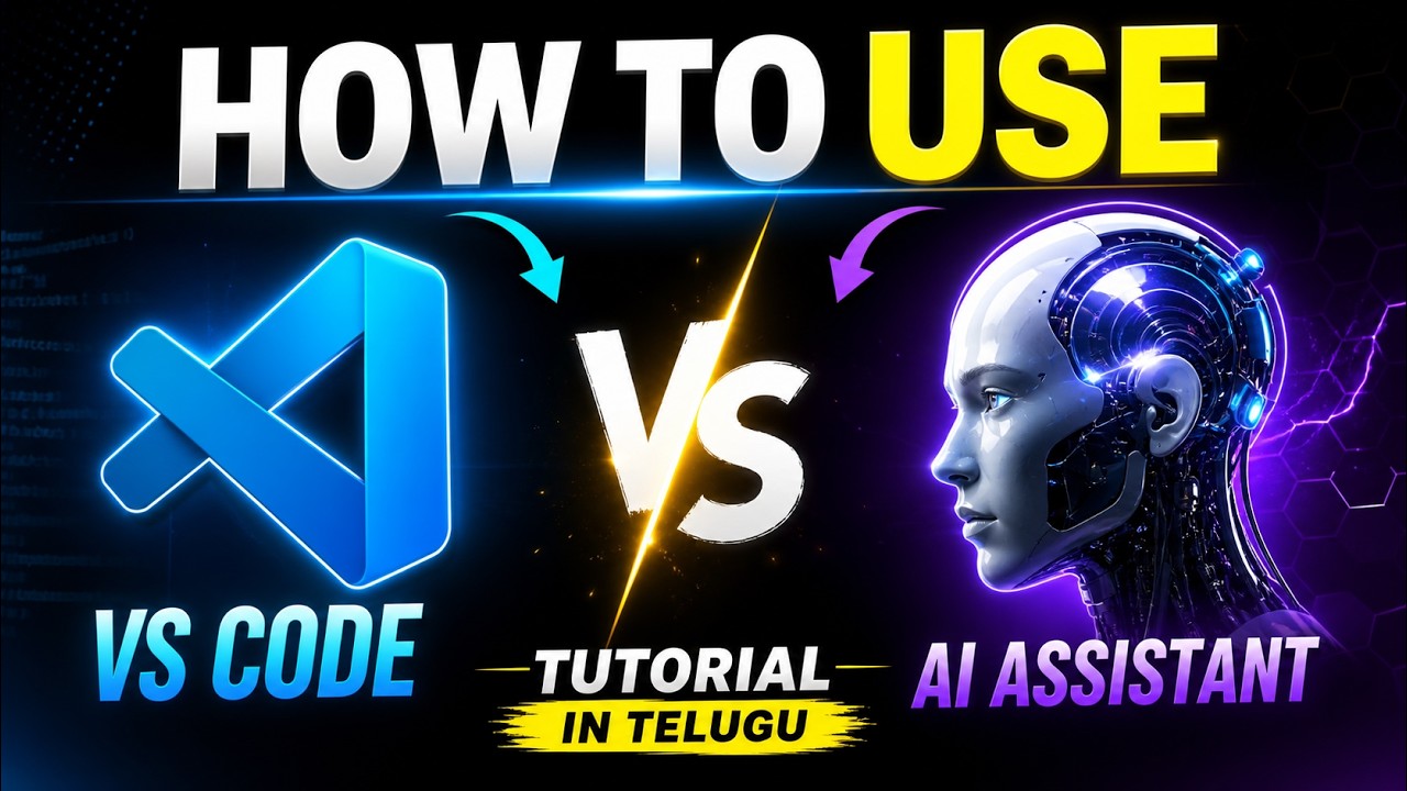 How To Use Vs Code ? Full Tutorial In Telugu Basic to Advance . # ...