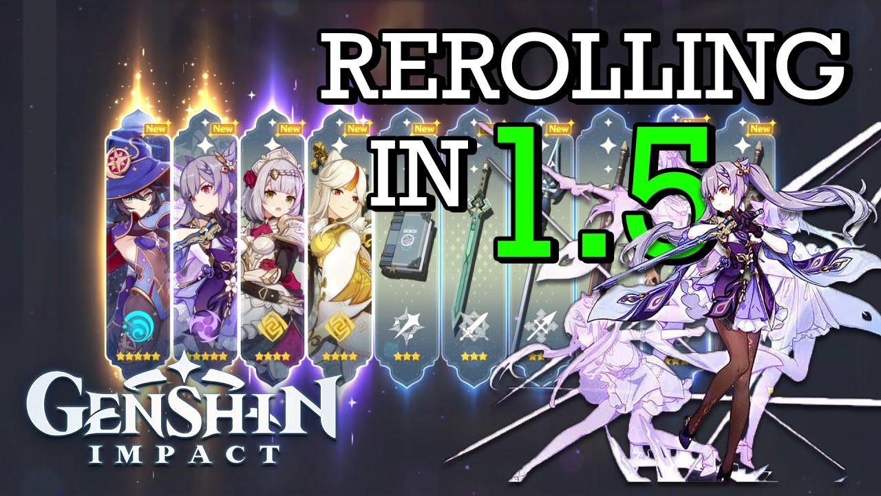 Fastest Way To Reroll - Genshin Impact 1.5