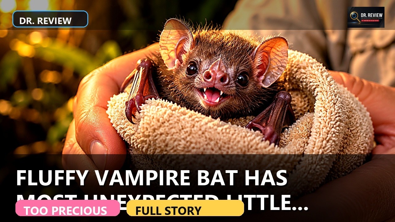 This Fluffy Vampire Bat Has the Most Unexpected Little Face - YouTube