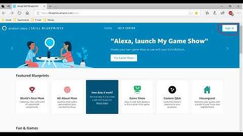 How to use the Blue Prints app to make Alexa skills?