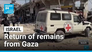Israel confirms return of three hostages’ remains from Gaza • FRANCE 24 English