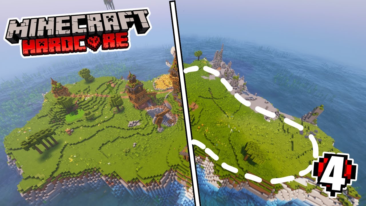 I TRANSFORMED an Island in Minecraft Hardcore! - YouTube