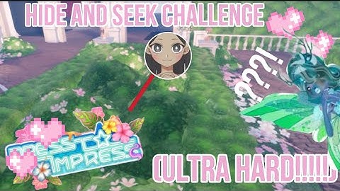 MEGA HIDE N' SEEK CHALLENGE IN DRESS TO IMPRESS!(Roblox)