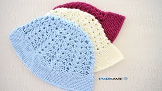 EASY Crochet Bucket Hat!