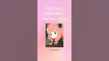 Remove Duplicates in One Line! ✨ | JavaScript Hack