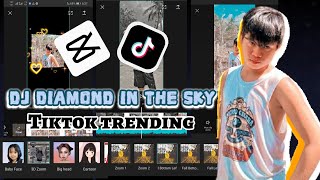 DJ DIAMOND IN THE SKY☁️💎 OVERLAY  PAANO GAWIN SA CAPCUT?! TIKTOK TRENDING (TAGALOG TUTORIAL)... screenshot 1