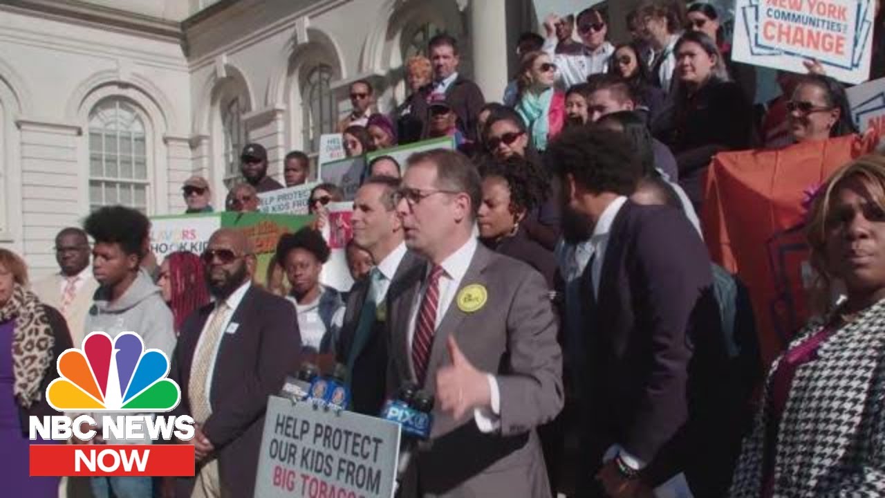 New York City Council Bills Aim To Ban Flavored E-Cigarettes | NBC News Now