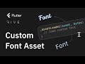 Load Custom Font Asset for Rive Animations in Flutter Runtime