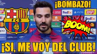 ⛔ROMPE EL SILENCIO  Y SE DESPIDE DEL BARÇA / NOTICIAS DEL F C BARCELONA HOY