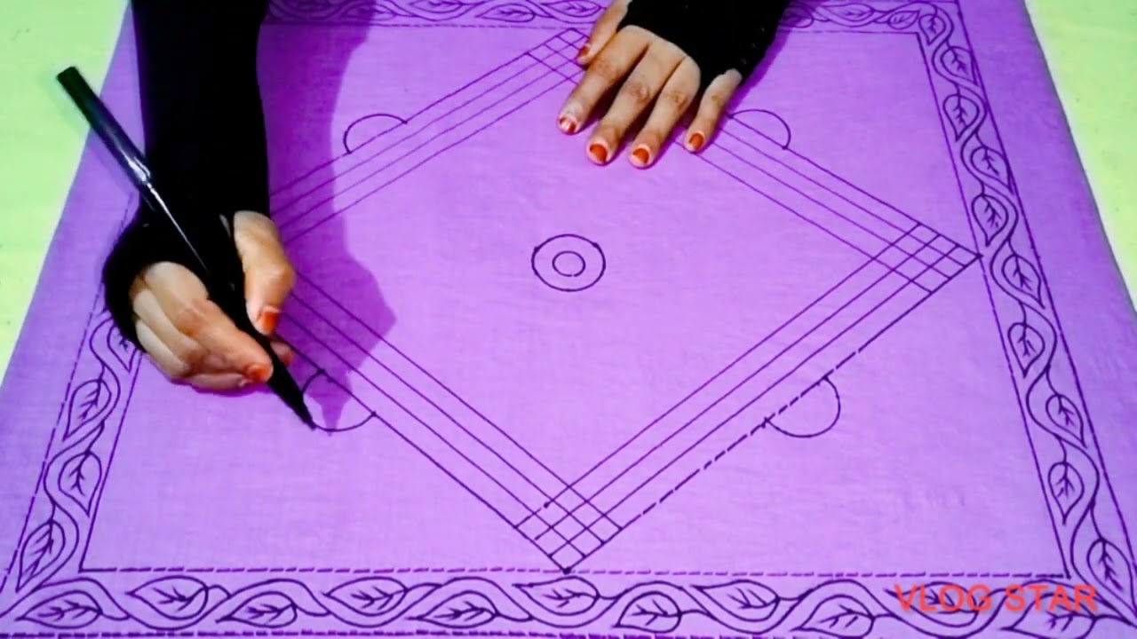 baby nokshiKatha unique design || ছোট বড় নকশি কাঁথা টিউটোরিয়াল ভিডিও 