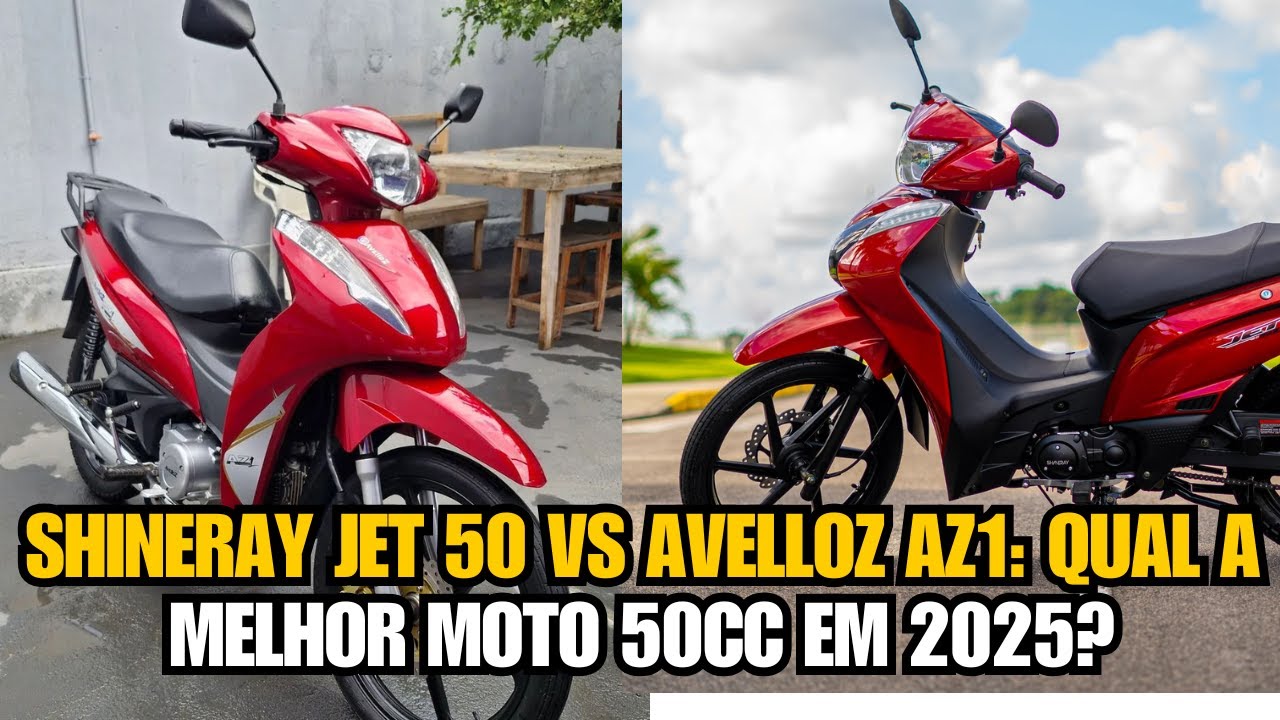QUAL A MELHOR MOTO 50CC EM 2025 SHINERAY JET 50 OU AVELLOZ AZ1 YouTube qual-a-melhor-moto-50cc-em-2025-shineray-jet-50-ou-avelloz-az1-youtube