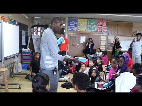 Minnesota Timberwolves Jamal Crawford Visits Crest View