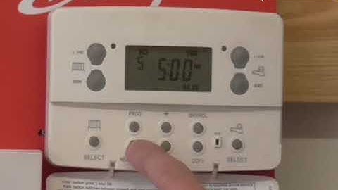 Danfoss programmer controls