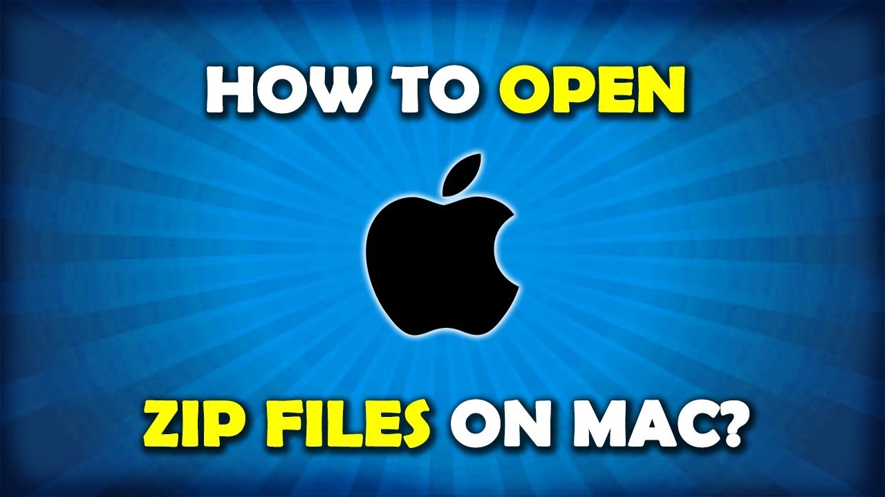 open zip files for mac