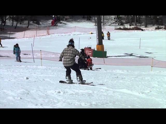 スノーボードの滑り方:レッスンLv4-5 連続ターン