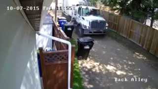 Angry Garbage Truck Driver