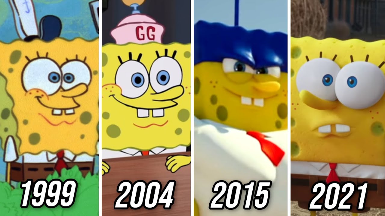 Spongebob Art Style Evolution