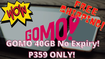 GOMO 40GB No Expiry | How to buy using Gcash | GLife | P359 + FREE SHIPPING!