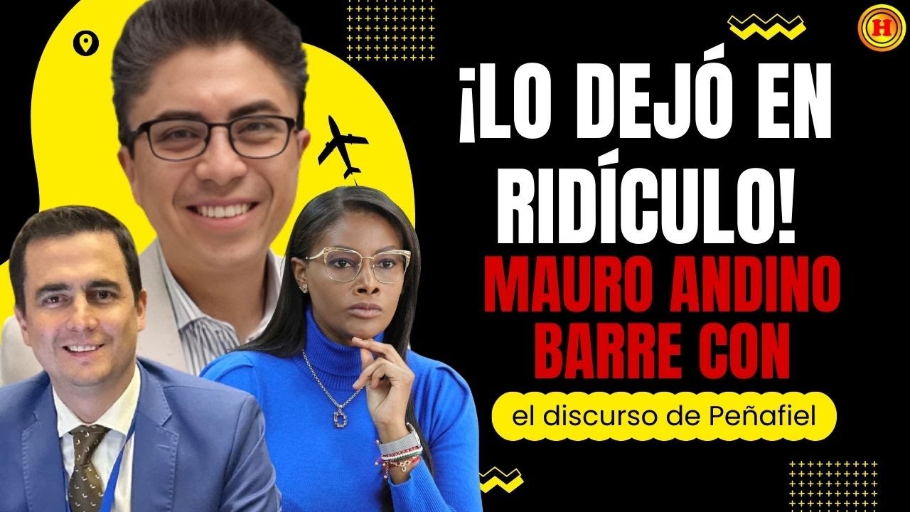 ¡LO DEJÓ SIN PALABRAS! Mauro Andino humilla a Peñafiel y saca los "trapos sucios" de la Fiscalía