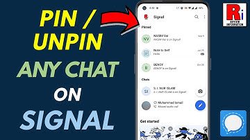 How to Pin / Unpin Any Chat on Signal Messenger