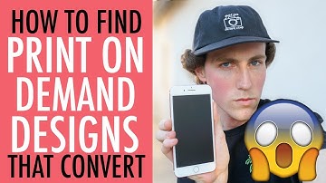 How TO Find Winning Designs For Your Print On Demand Shopify Dropshipping Store 2018