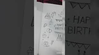Happy birthday doodle art 🎨