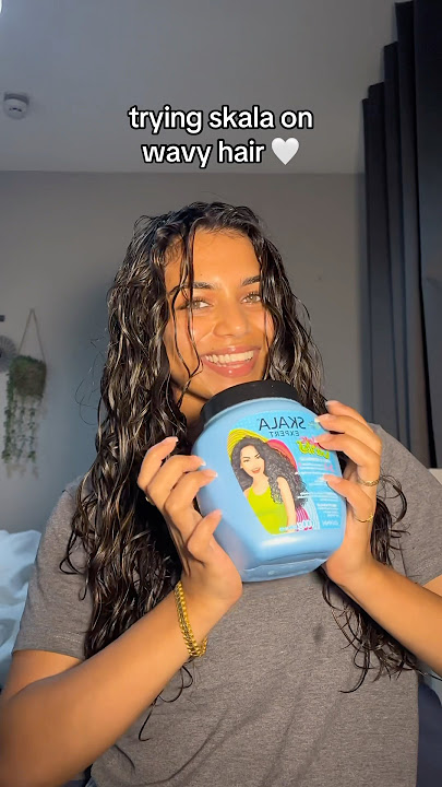Trying Skala on my 2C low porosity hair 🤍 not a fan #curlyhair #washdayroutine #lowporosity