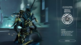 Warframe - Mastery Rank 29 test