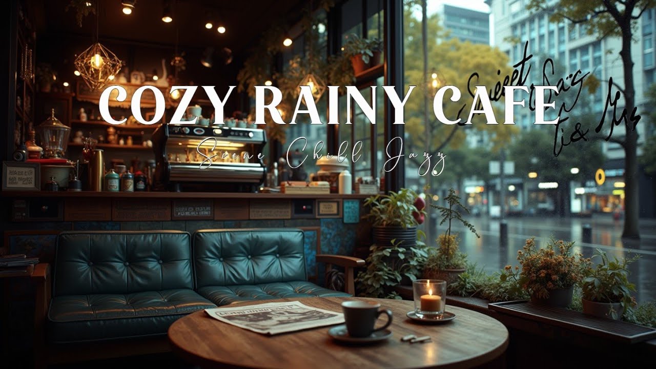 Cozy Rainy Day Jazz Music in a Coffee Shop Ambiance | Soothing ...