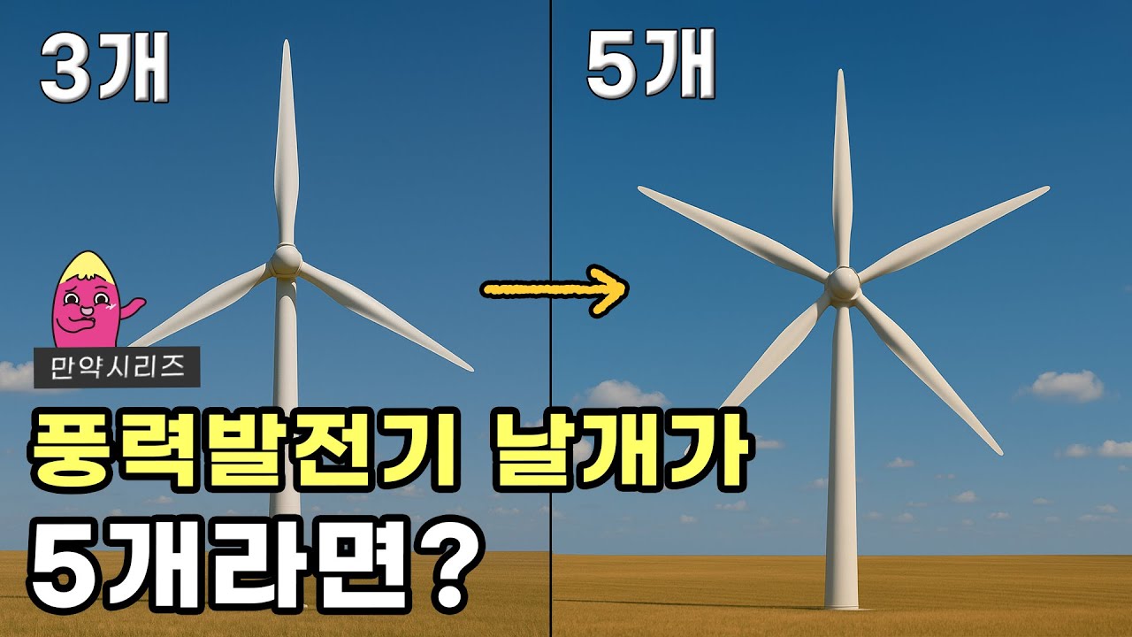 ? 만약 풍력발전기 날개가 5개라면 어떻게 될까? (feat. 멍청하고 무모한 실험장)