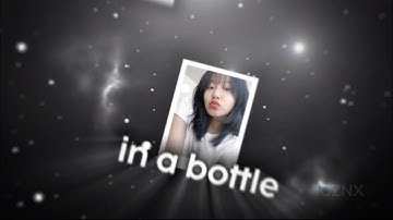 PMV Typography Message in a bottle Park Yoona - Alight motion [Free Preset File]