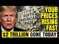 $2 trillion in North American trade started cracking today.