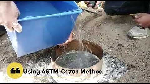 ON FIELD TEST | PERMEABILITY TEST