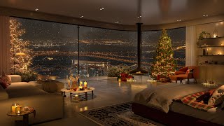 Cozy Bedroom Ambience with Relaxing Piano Jazz Music 🎄 Christmas Songs 2024 to Stress Relief, Sleep screenshot 1