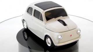 Fiat 500 white Auto Mouse 95909 OriginalStore.hu