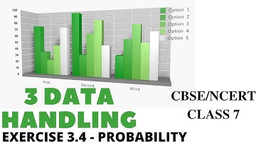 CLASS  7 MATHEMATICS | CHAPTER #3 DATA HANDLING | EXERCISE 3.4 || PROBABILITY