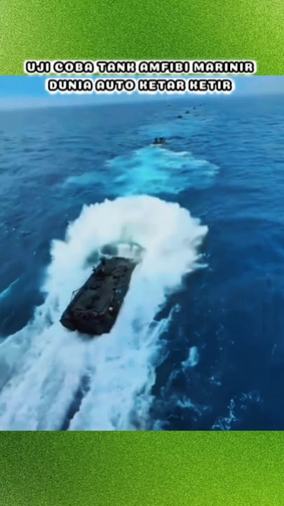 Amphibious tank belonging to marines 😱 #tni #marines #tnial #amphibious #trending
