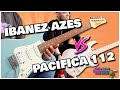 Ibanez AZES vs Yamaha Pacifica - New Budget Strat Shootout.