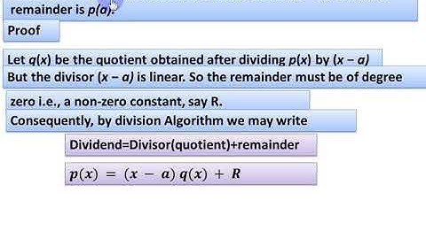REMAINDER THEOREM / CHAPTER 5 / EXERCISE 5.2 / CLASS 9TH / MATH VIDEO LECTURE / RIZWAN MIRZA