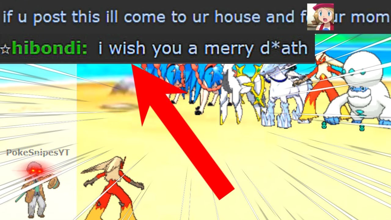 BLAZIKEN MAKES HIM SEND DEATH THREATS?! Pokemon Showdown Salty Sweep