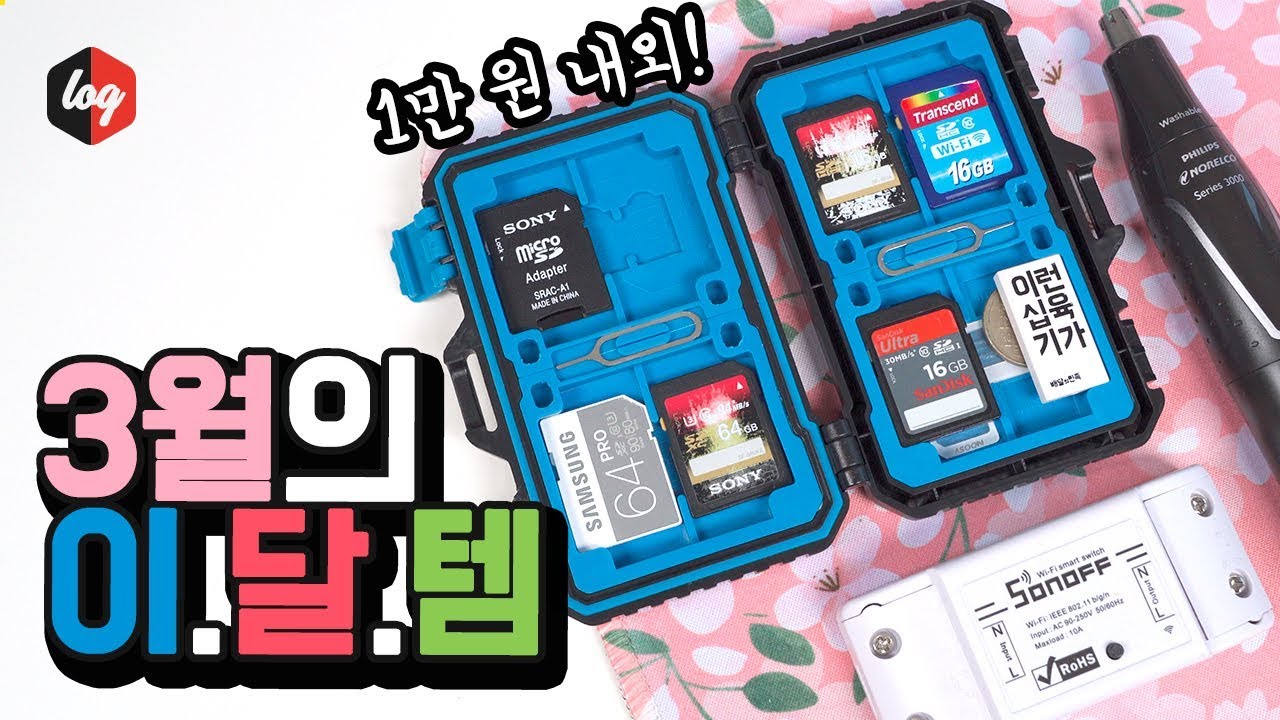 이달템] 1만원 내외로 구매할 수 있는 3월 이달의 아이템 | 더로그 열쓰